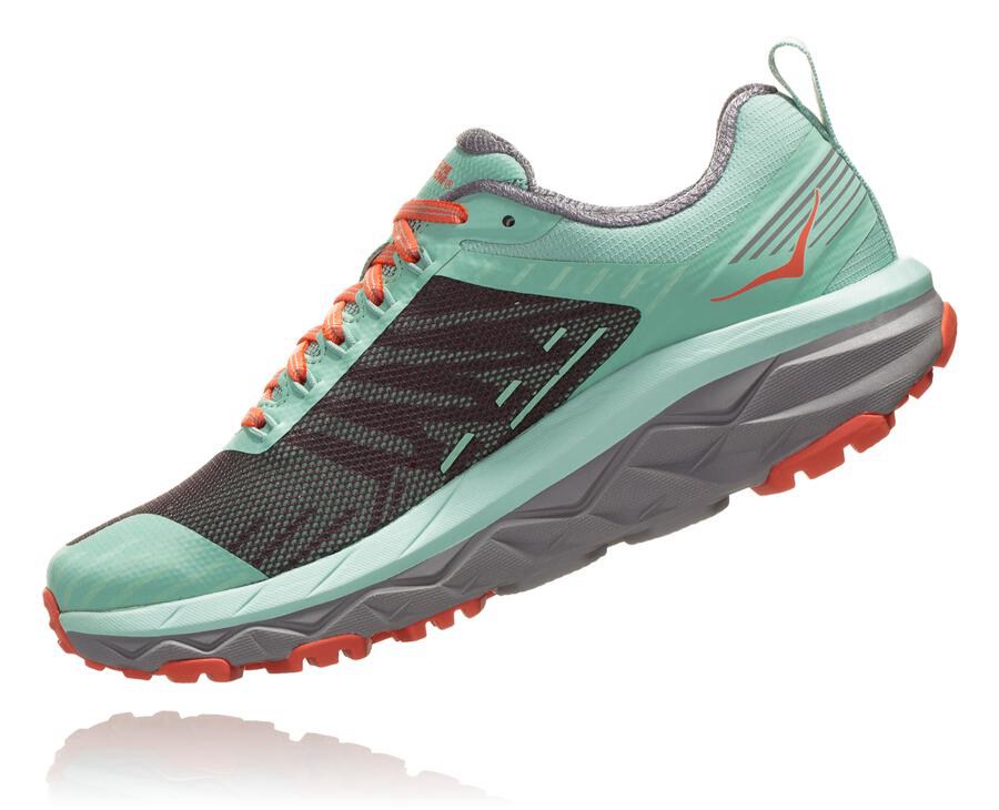 Tenis Trail Hoka One One Feminino Verdes/Pretas - Challenger Atr 5 - 368-VTLIJP